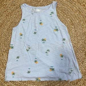 Light Blue Sunset Tank